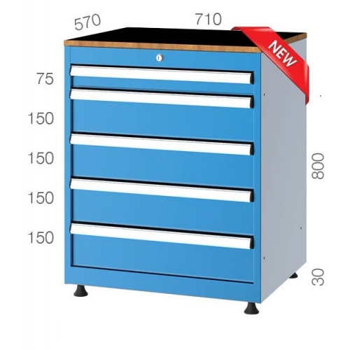 710x570 5 Çekmeceli Takım Dolabı KCD075082